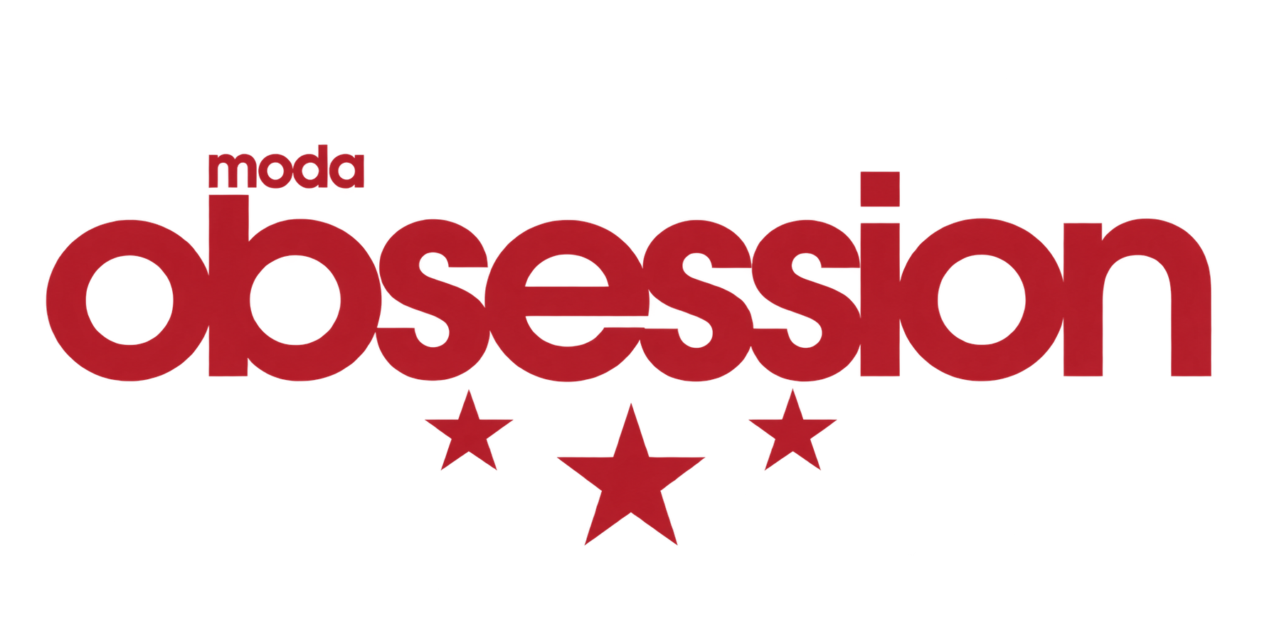 moda obsession in Rot mit drei Sternen